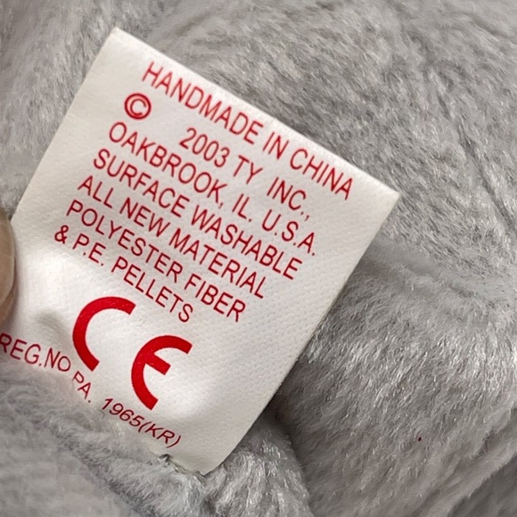 USS Ronald Reagan TY Beenie Baby plush sailor bear “Ronnie” 2003 - Picture 6 of 6